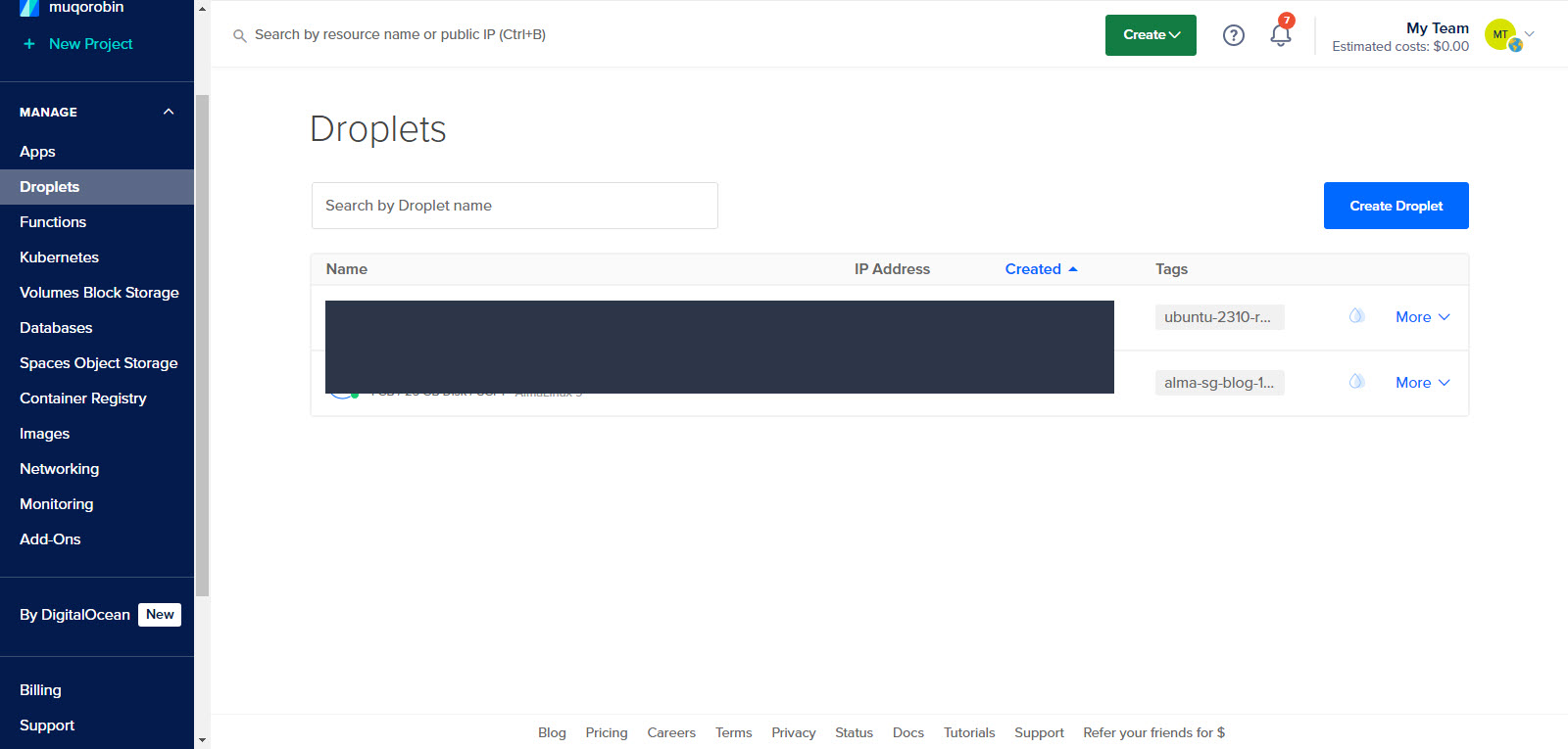 Cara Membuat Droplet Server Di Digitalocean